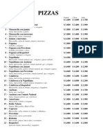 CARTA PIZZAIOLA Agosto 2023