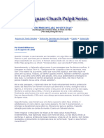 Quem Prolongará Os Seus Dias - Pr. David Wilkerson