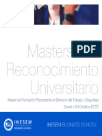 Master Derecho Del Trabajo Y Seguridad Social