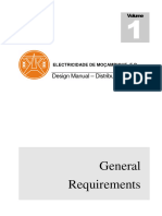 EDM, E.P. Manual de Dimensionamento-Rede de Distribuição. 2006-9