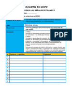 Cuaderno de Campo Lista de Cotejo 04 Al 08