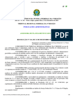 Resolução 134 - TRF4 - Regulamenta o Teletrabalho Na JF 4 Região