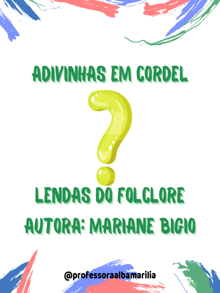 Adivinhas em Cordel | PDF | Poesia