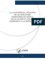 Informe Estaciones Migratorias 2019