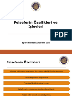 Felsefenin Özellikleri Ve İşlevleri