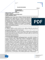 Plano de Curso. Direito Empresarial II. 9MA. Direito. IDP. 2023.2