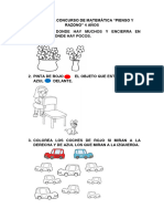 Prueba Del Concurso de Matemática