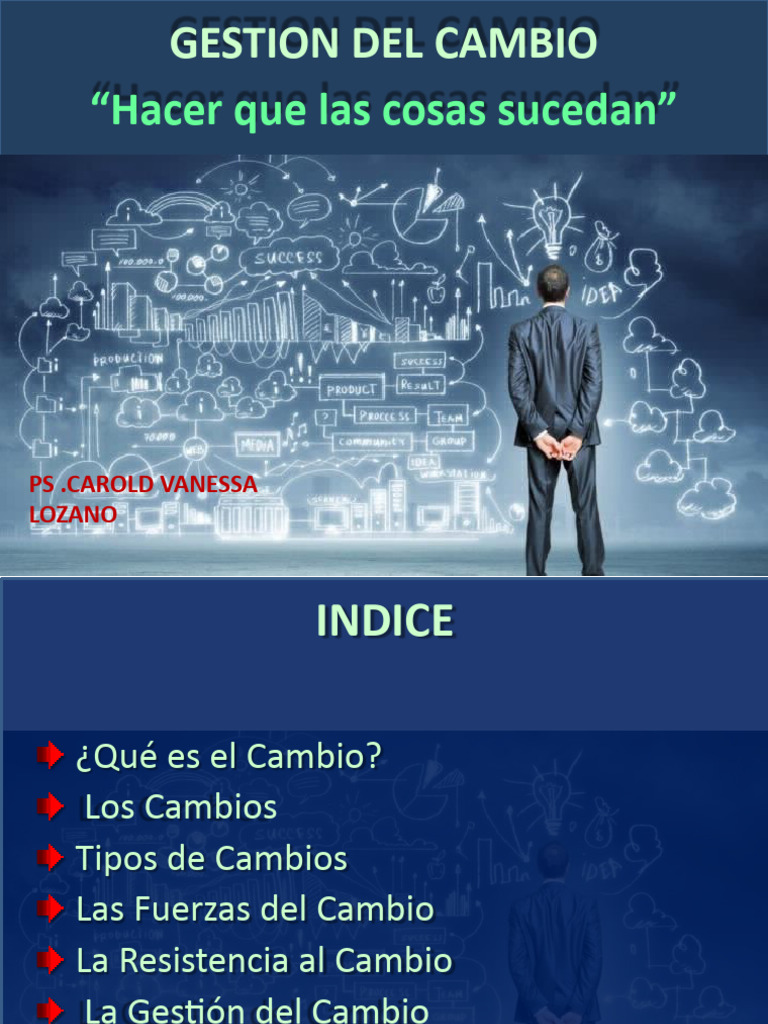 Estrategias para la Gestión del Cambio | PDF | Comportamiento | Liderazgo