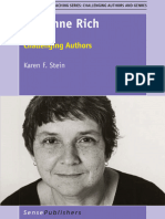 Karen F. Stein - Adrienne Rich - Challenging Authors-Sense Publishers (2017)