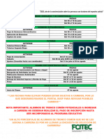 Calendario Fechas Importantes Cierre de Semestre