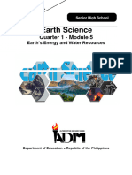 EarthScience12 Q1 Mod5 Earths Energy and Water Resources v3