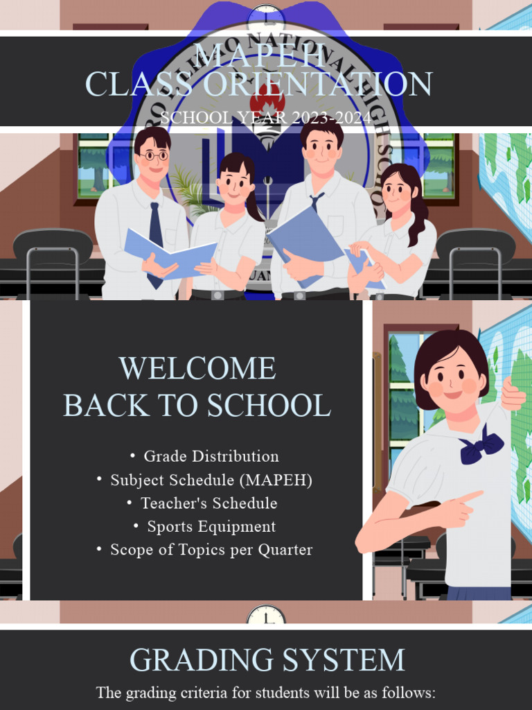 School class orientation education presentation 20230829 062823