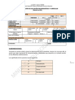 Adaptacion de Evaluación Psicopedagógica y Curricular