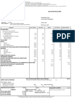 Bulletin de Salaire: 34 Rue Des Pyramides Gagniere Alain