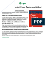 Springer Handbook of Power Systems Published