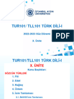 Türk Dili.I.10.Ünite