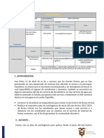 Plan de Contigencia de La Unidad Educativa Plaza Ledesma