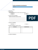 Ficha para Levantamiento de Información - PDF - Informática - Business