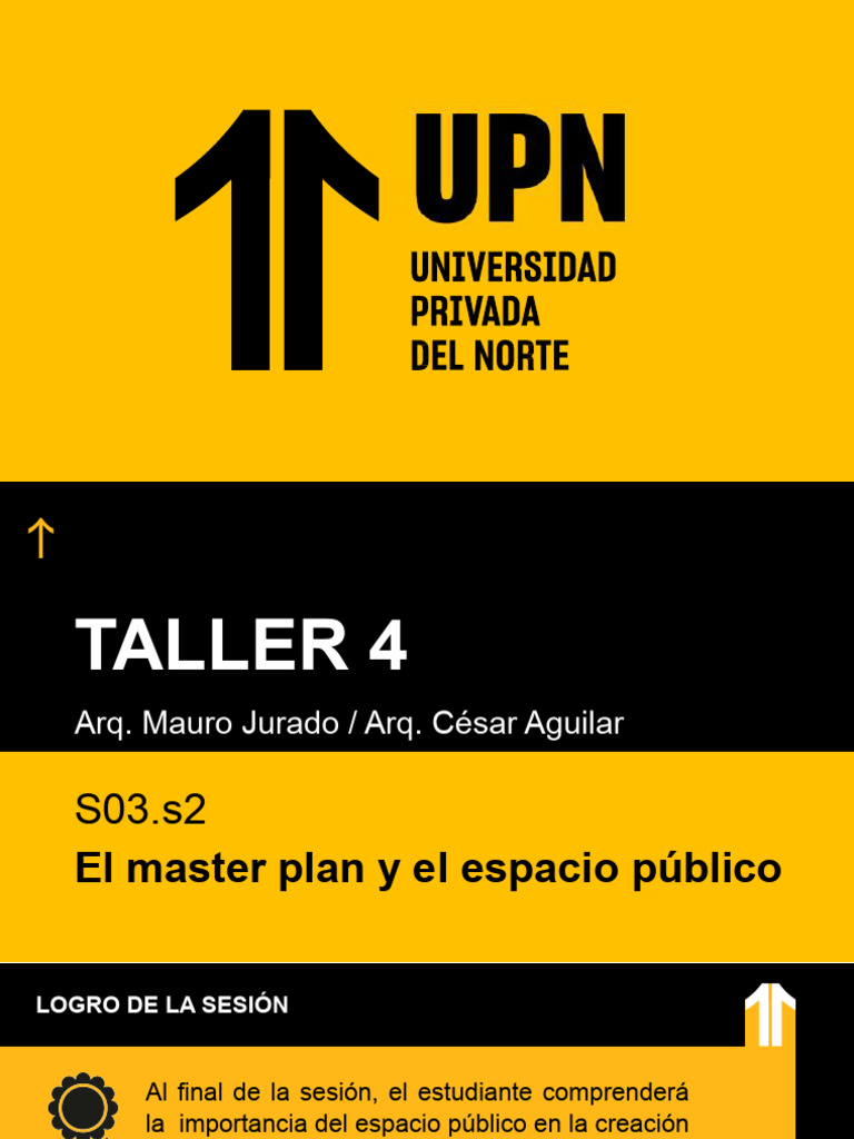PPT.S03.s2 - El Master Plan y El Espacio Público | PDF
