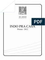 Partitura Indo Pra Casa Prisma 30 Anos