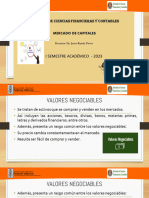 Clase 5, Valores Negociables