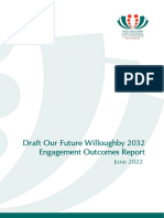 Draft Our Future Willoughby 2032 Engagement Outcomes Report