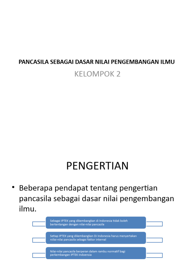 Pancasila dan Pengembangan Ilmu di Indonesia | PDF | Sains & Matematika ...