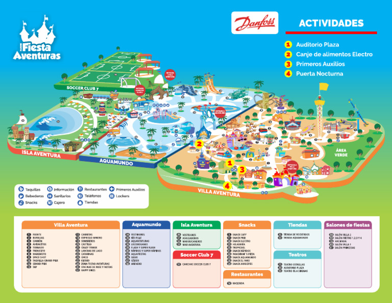 Mapa Parque Fiesta Aventuras | PDF