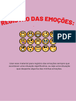 Registro de Emoções