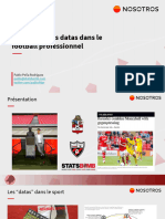 Utilisation Des Datas Dans Le Football Professionnel