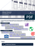 Informe Trimestral Julio Sep 2022