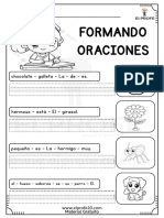 Fichas Razonamiento Verbal Formando Oraciones Primer Grado Elprofe20