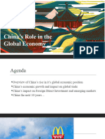 China's Role in The Global Economy