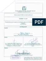 Procedimiento para El Registro de La Atencion Medica en El Sistema de Informascion Medico Operativo 2e10 003 002