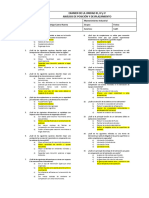 Examen de Unidad III, IV y V