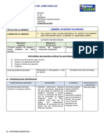 3° Comunicación-Comprende Un Texto Narrativo El Bufeo Colorado