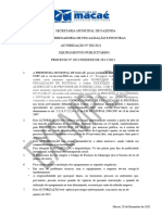 Exemplo Autorização Prefeitura Macae