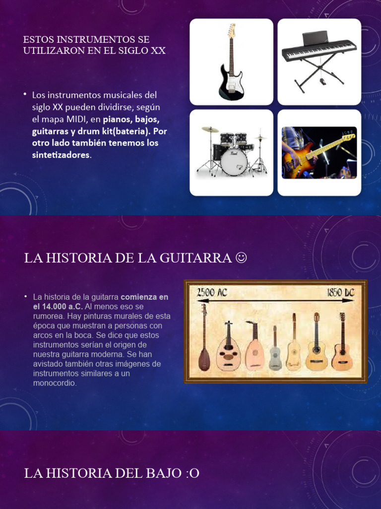 Instrumentos Musicales Del Siglo Xx Historia De La Guitarra