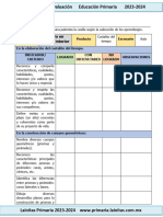 5to Grado Septiembre - Instrumentos de Evaluación (2023-2024)