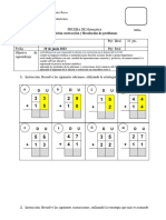 Prueba Adicion y Sustracción de Matemática Junio