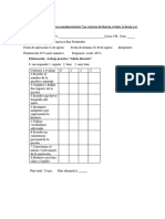 Pauta de Evaluación 5°B