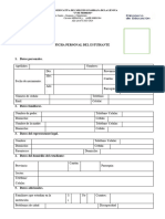 Ficha Personal Del Estudiante