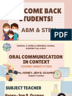 Subject Orientation OC