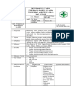 7.7.1.4 SOP Monitoring Status Fisiologis Pasien Selama Pemberian Anastesi Lokal Dan Sedasi Terbaru Albio