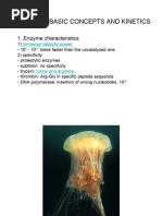 9,10.enzymes, Basic Concepts and Kinetics