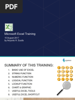 Excel Functions Cheat Sheet | PDF