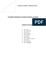 Setembro - Pauta 68 Reunião Ordinária CSMP - 05.09.2023