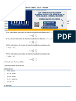 Atividade 4 - Geometria Analítica e Álgebra Linear - 53-2023