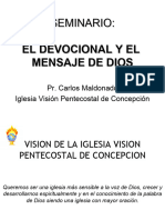 Seminario El Devocional y El Mensaje de Dios