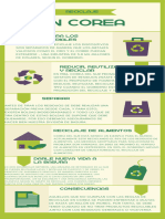 Infografía Reciclaje Orgánico Verde